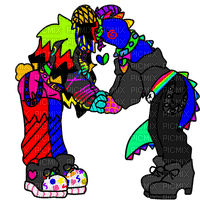Skittles and Rave kissy - Free PNG
