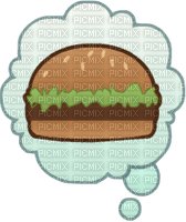 Animal Jam Burger Thought Bubble - PNG gratuit