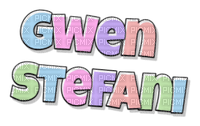 Gwen Stefani , text, Adam64 - фрее пнг