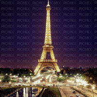 Fond Tour Eiffel nuit Paris night background