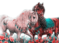 Y.A.M._Fantasy animals horses - kostenlos png