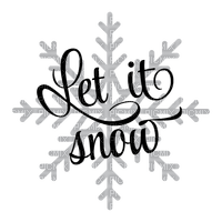 Let it snow - kostenlos png