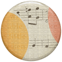 Bouton Note Musique Blanc Jaune Rose:) - 無料png