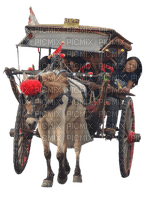 Paard 🐴 en wagen - zdarma png