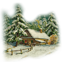 invierno casa dubravka4 - Free PNG