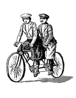 couple on bicycle bp - δωρεάν png