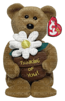 thinking of you bear - Free PNG