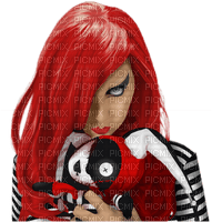 Gothic Emo Girl - PNG gratuit