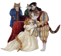 Renaissance Cats - бесплатно png
