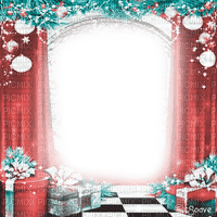 soave frame christmas year frame room curtain gift - gratis png