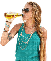 Woman Femme Lager Glasses - 無料png