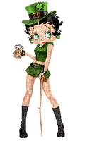 MMarcia gif Betty Boop ST Patrick's - 免费PNG