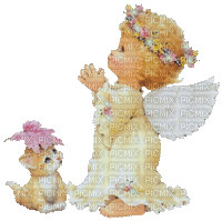 Kaz_Creations Cute Angel Girl Kid Angels - 免费动画 GIF