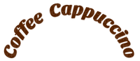 Coffee Cappuccino Text - Bogusia - 免费PNG