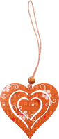 orange-heart-hjärta-deco-minou52 - δωρεάν png