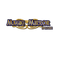 Magic Mirror Text Gold Blue  - Bogusia - gratis png