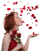 Kaz_Creations Woman Femme Flowers Petals - 免费PNG
