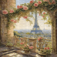 background, hintergrund, paris - Gratis animeret GIF