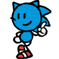 Sonic Sketchog - Free PNG