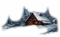 loly33 paysage hiver noel - zadarmo png