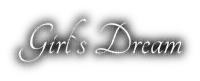 Text Girl`s Dream - zdarma png