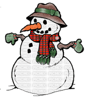 bonhomme de neige - Ingyenes animált GIF