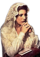 Rena Vintage woman Frau Gebet Prayer - zadarmo png