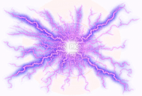 purple lightining - 無料png