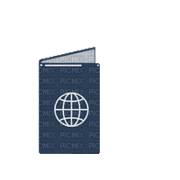 travel passport bp - GIF animado grátis