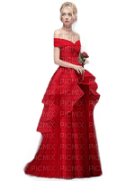 femme robe rouge