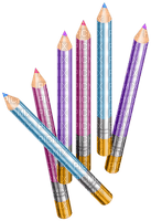 School. Colored pencils. Leila - 無料png