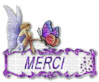 ♥ MERCI  ♥ - Бесплатный анимированный гифка