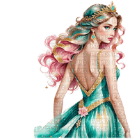 springtimes fantasy princess woman - PNG gratuit