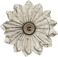 Flower Blume Button beige - kostenlos png