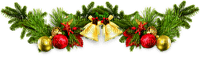 Cluster.Christmas.Green.Red.Gold - 無料png