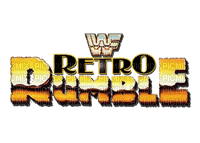 Kaz_Creations Wrestling Logo Retro Rumble - безплатен png