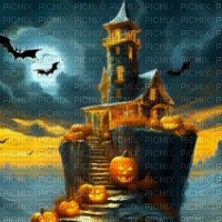 fond page halloween - gratis png
