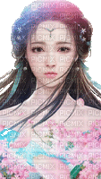 asian orient woman fantasy tears - Безплатен анимиран GIF