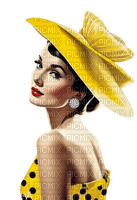 Mujer vintage - Rubicat - png gratis