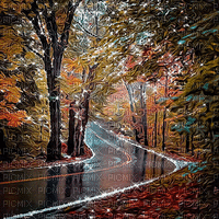 kikkapink autumn animated background - Besplatni animirani GIF