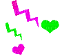 emo hearts - Ingyenes animált GIF