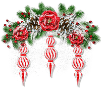Winter.Christmas.Cluster.Red - ingyenes png