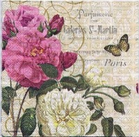 fond background romantic roses - PNG gratuit