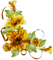 bordura Melly cvijeće - Nemokamas animacinis gif