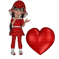 Kaz_Creations Dolls Cookie Love - PNG gratuit