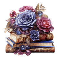 book roses deco rox - zdarma png