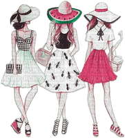 soave woman fashion shopping  pink green - 無料png