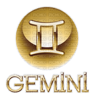 Y.A.M._Zodiac gemini text - png grátis