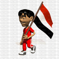 علم اليمن - GIF animasi gratis