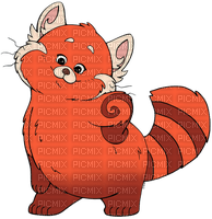 red rot panda mei mei - ücretsiz png